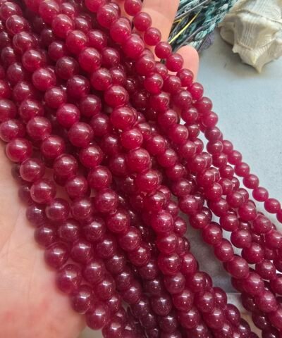 8 MM Yakut Vişne Ceyt Kuvars Taşı