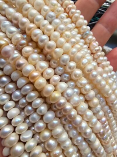 7X5 MM Doğal Barok Disk İnci