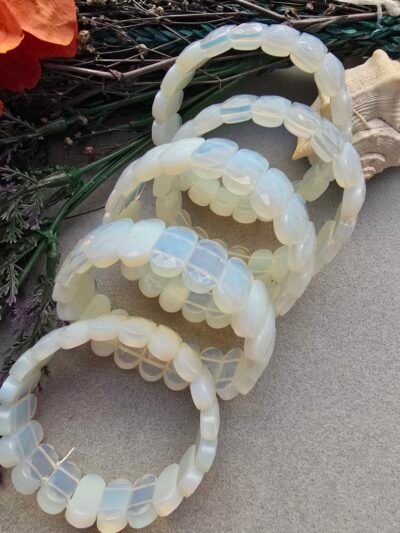 20 MM Opal Doğal Taş Bileklik - Görsel 2