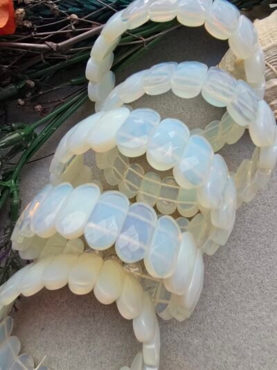 20 MM Opal Doğal Taş Bileklik - Görsel 3
