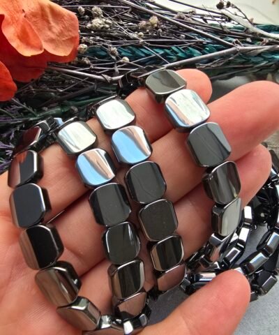 10 MM Tela Hematit Taşı Bileklik