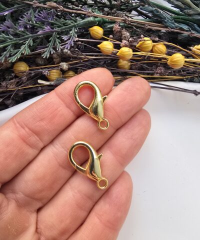 23 MM Papağan Klips - Gold