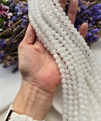 8 MM Küre Ay Ceyt Kuvars Taşı