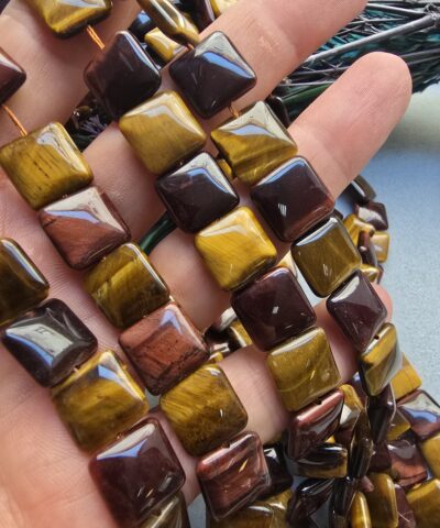 12 MM Kare Kaplan Gözü Taşı