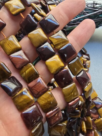 12 MM Kare Kaplan Gözü Taşı