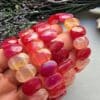 14 Mm Fasetli Ates Madagaskar Akik Tasi Bileklik