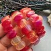 14 Mm Fasetli Ates Madagaskar Akik Tasi Bileklik 3