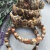 14 Mm Fasetli Desenli Jasper Tasi Bileklik 4