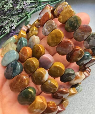 14 Mm Fasetli Hint Akik Tasi Bileklik 2