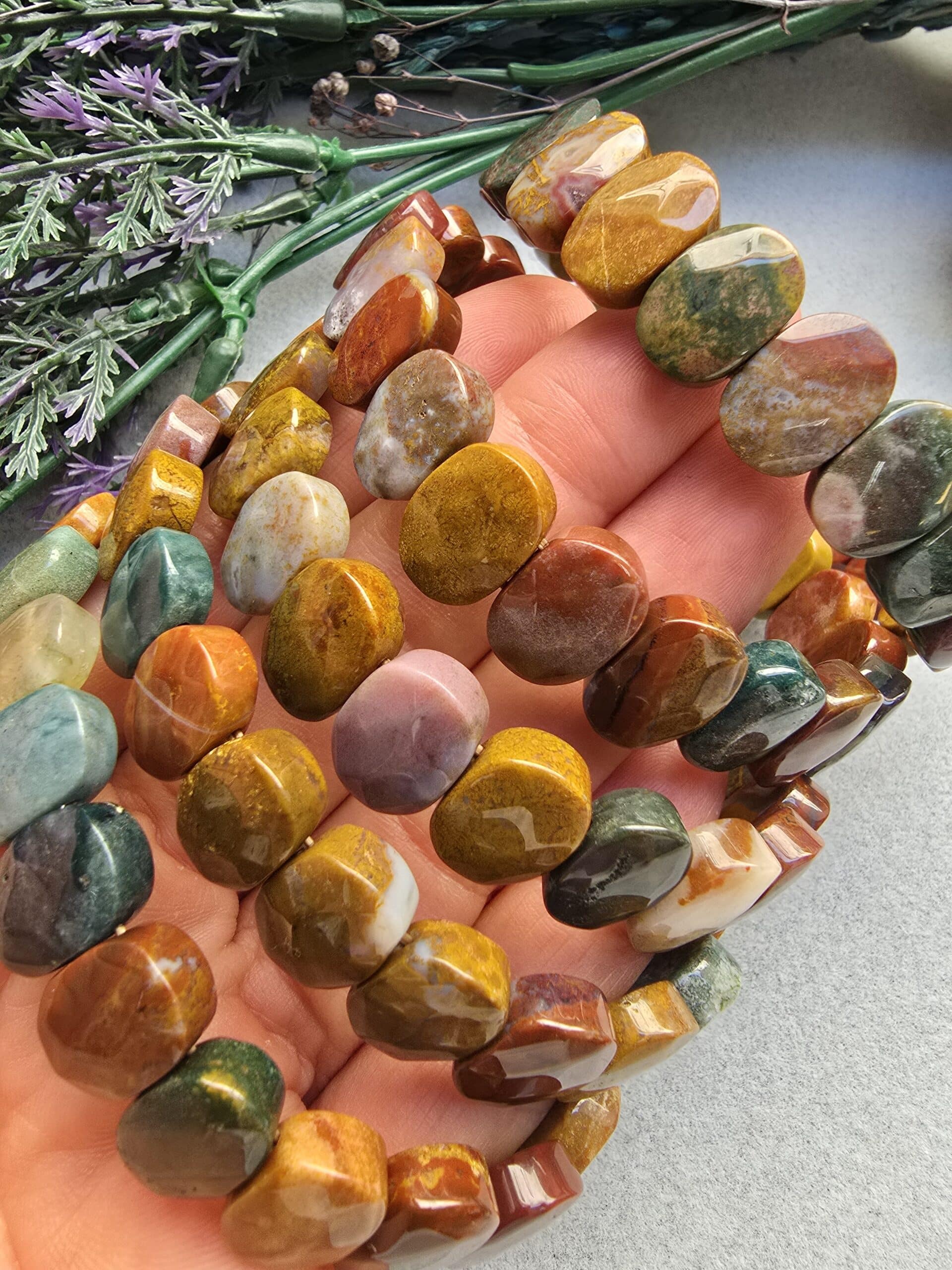 14 Mm Fasetli Hint Akik Tasi Bileklik 4