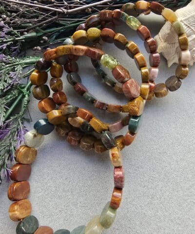 14 Mm Fasetli Hint Akik Tasi Bileklik