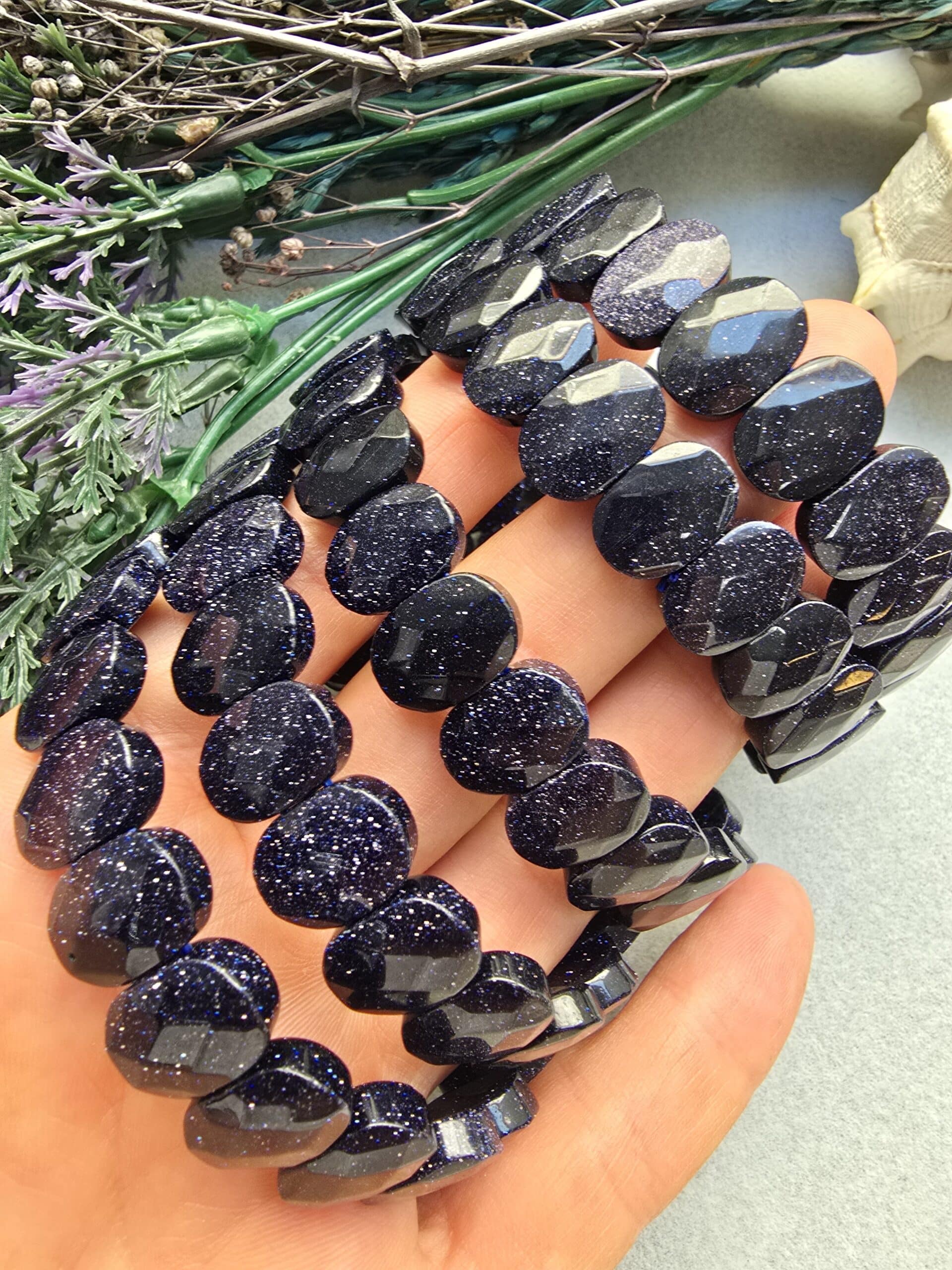 14 Mm Fasetli Laci Yildiz Tasi Bileklik 4