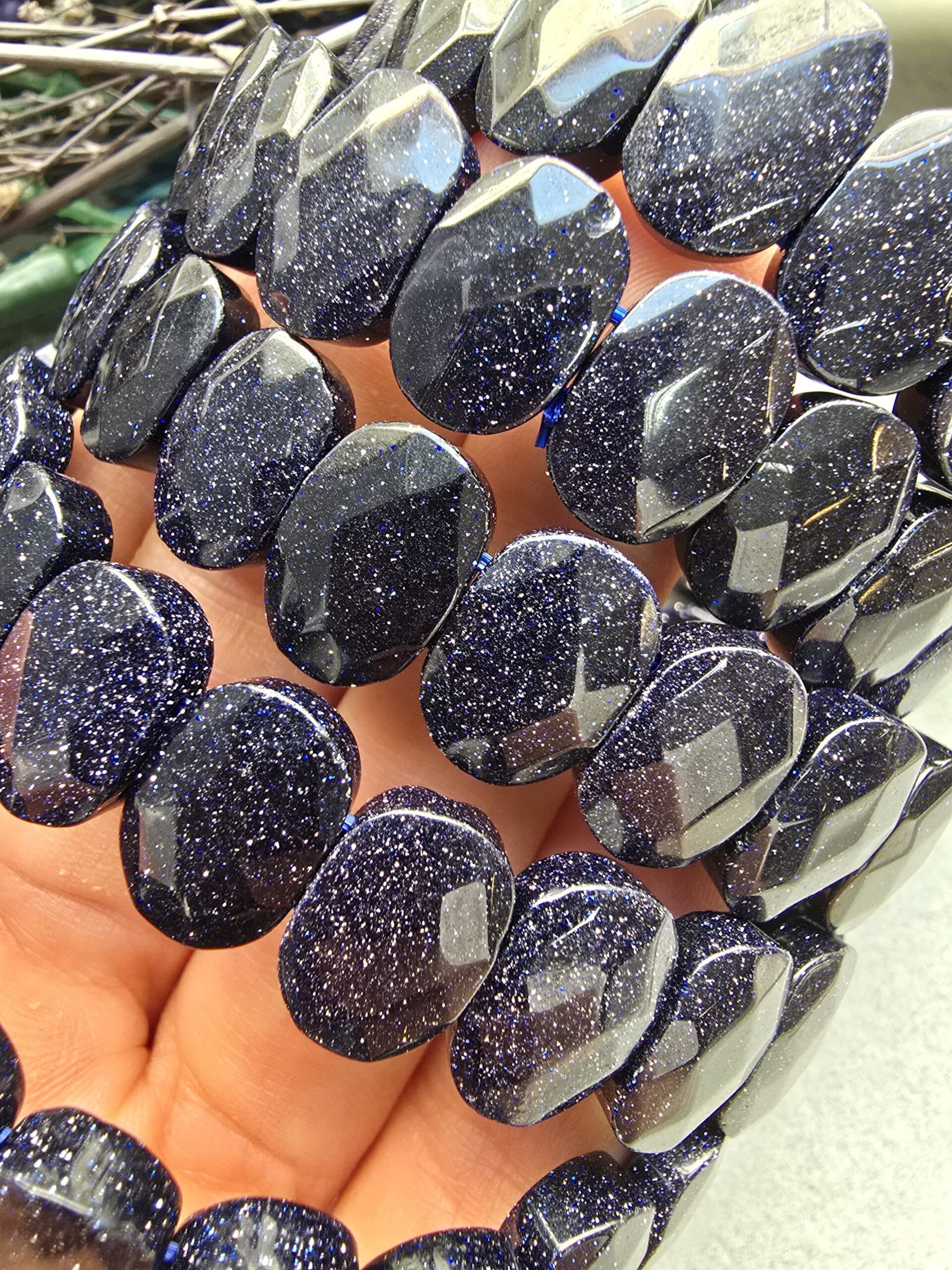 14 Mm Fasetli Laci Yildiz Tasi Bileklik