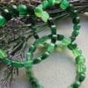 14 Mm Fasetli Yesil Madagaskar Akik Tasi Bileklik 2