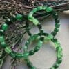14 Mm Fasetli Yesil Madagaskar Akik Tasi Bileklik 4