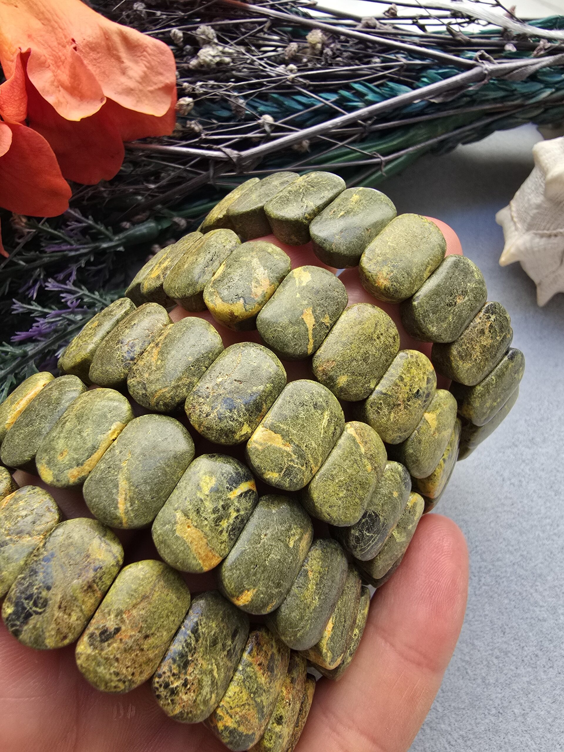 14 Mm Fasetli Yesim Tasi Bileklik 2