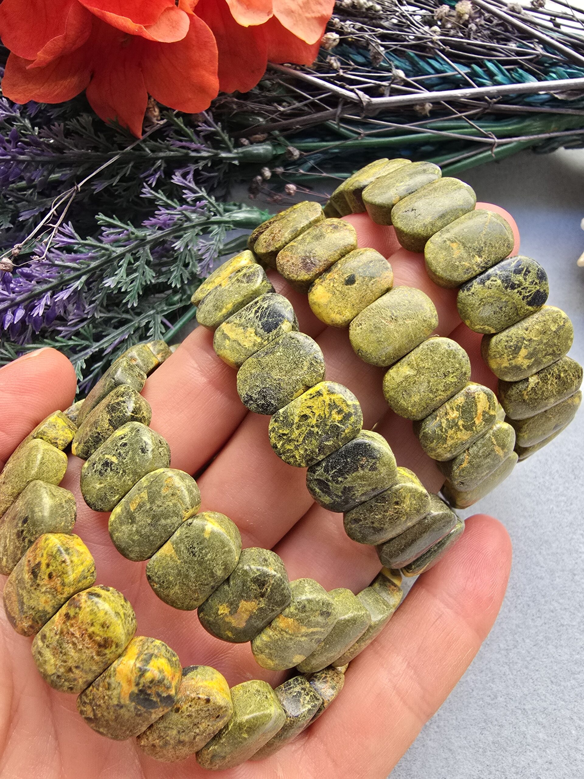 14 Mm Fasetli Yesim Tasi Bileklik 3