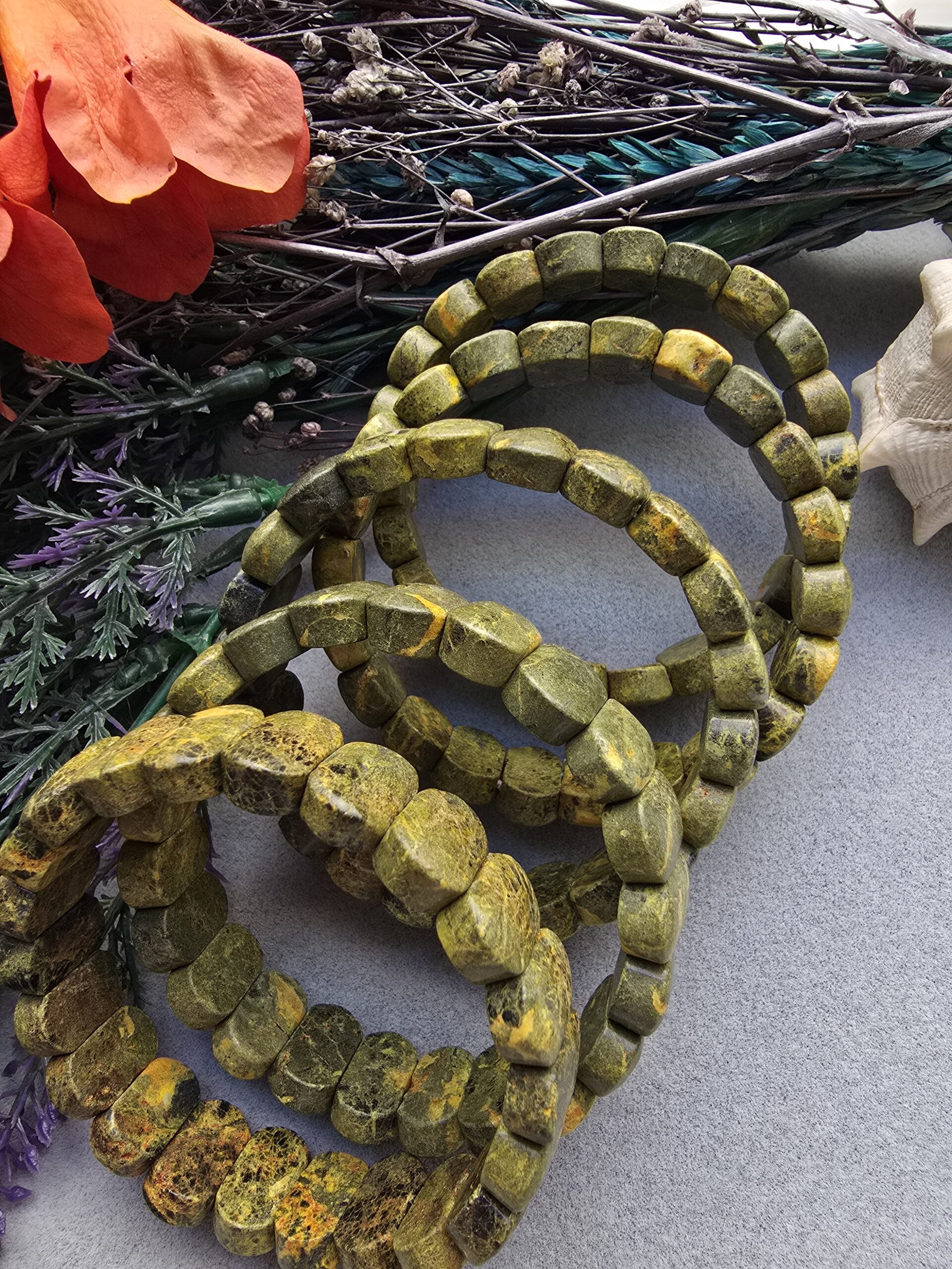 14 Mm Fasetli Yesim Tasi Bileklik 4