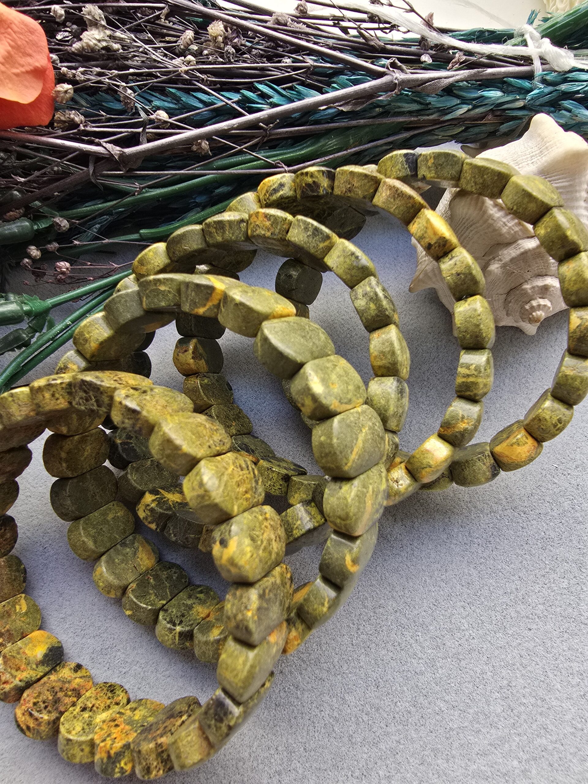 14 Mm Fasetli Yesim Tasi Bileklik