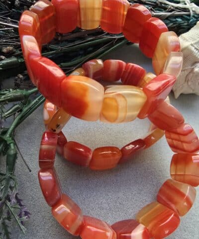 20 Mm Ates Madagaskar Akik Tasi Bileklik