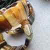 20 Mm Kahve Madagaskar Akik Tasi Bileklik 2