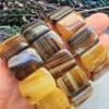 20 Mm Kahve Madagaskar Akik Tasi Bileklik 3