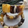 20 Mm Kahve Madagaskar Akik Tasi Bileklik 4