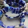 20 Mm Lacivert Madagaskar Akik Tasi Bileklik 2
