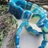 20 Mm Mavi Madagaskar Akik Tasi Bileklik