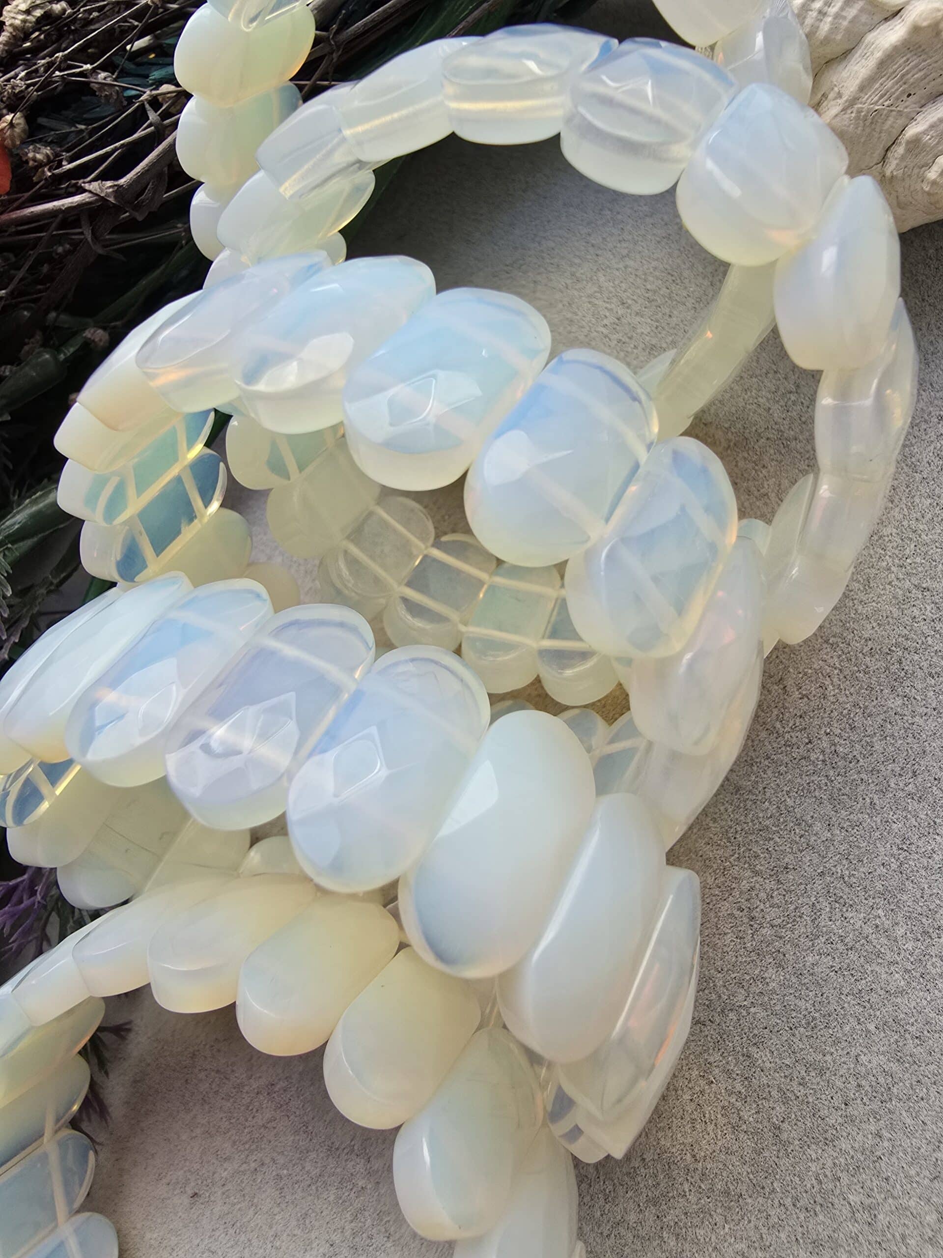 20 Mm Opal Dogal Tas Bileklik