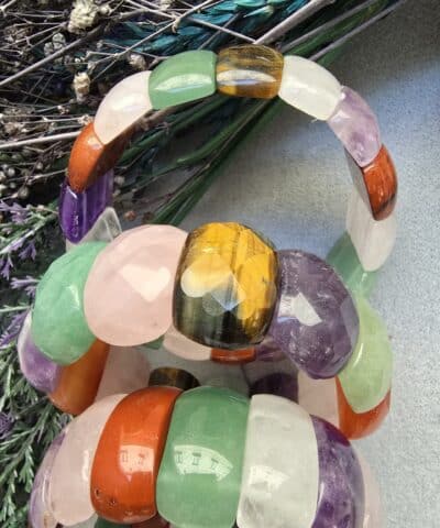 25 MM Çakra Doğal Taş Bileklik