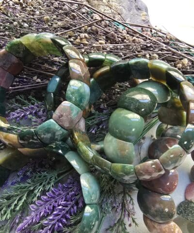 25 MM Hint Akik Doğal Taş Bileklik