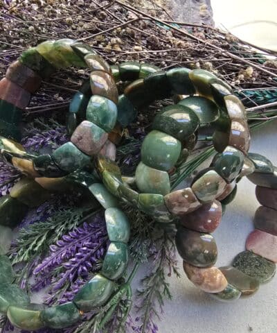 25 MM Hint Akik Doğal Taş Bileklik