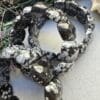 25 MM Karlı Obsidyen Doğal Taş Bileklik