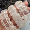 25 MM Kristal Kuvars Doğal Taş Bileklik