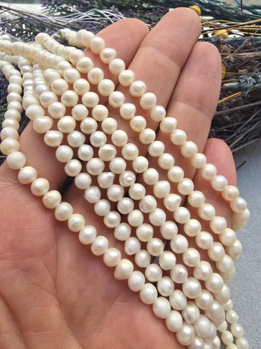 5 MM Küre Tatlı Su İncisi Doğal İnci