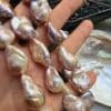 5A Kalite 14 MM Pembe Barok Doğal İnci