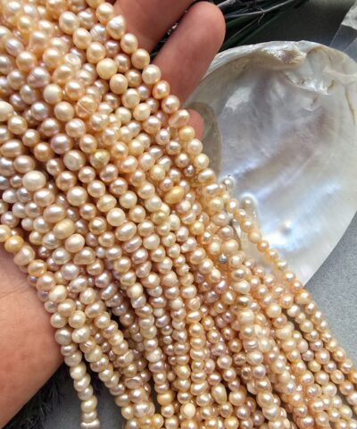 6 MM Somon Doğal Barok İnci