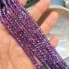 6X4 MM Fasetli Rondela Ametist Taşı