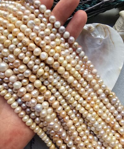 7 MM Somon Doğal Barok İnci