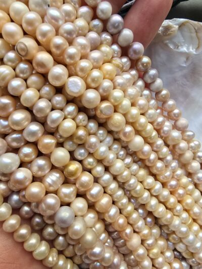 7 MM Somon Doğal Barok İnci
