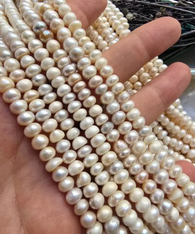 7X5 MM Doğal Barok Disk İnci
