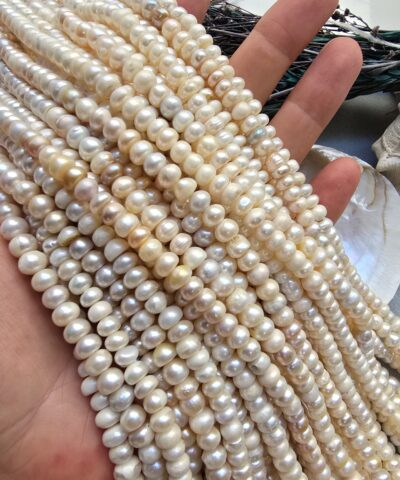 7X5 MM Doğal Barok Disk İnci