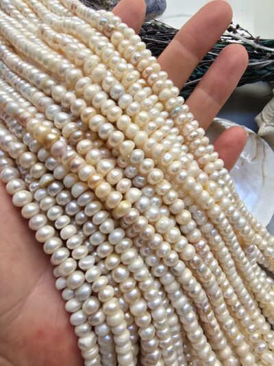 7X5 MM Doğal Barok Disk İnci
