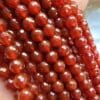 8 MM Fasetli  AAA Karnelyan Akik Taşı