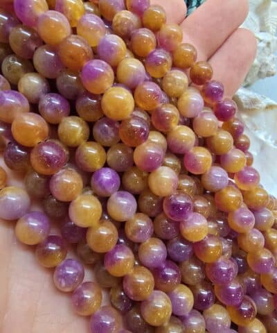 8 MM Küre Ametrin Ceyt Kuvars Taşı