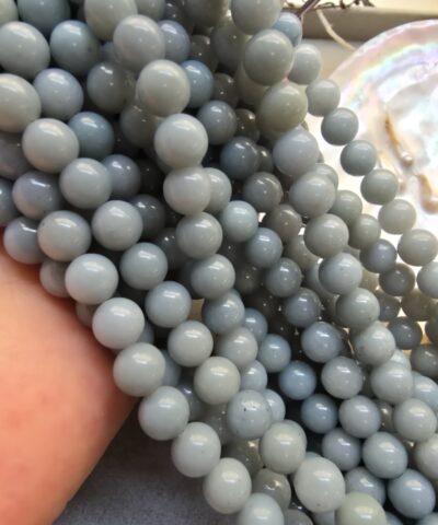 8 MM Küre Angelit Ceyt Kuvars Taşı