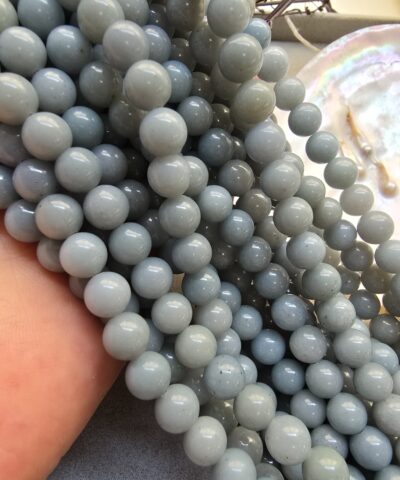 8 MM Küre Angelit Ceyt Kuvars Taşı