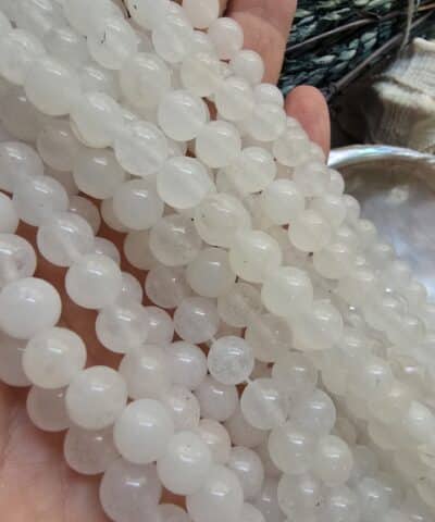 8 MM Küre Ay Ceyt Kuvars Taşı