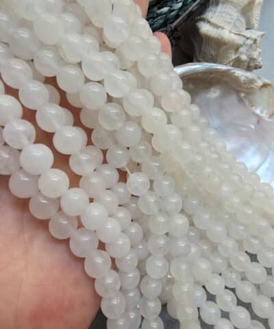 8 MM Küre Ay Ceyt Kuvars Taşı